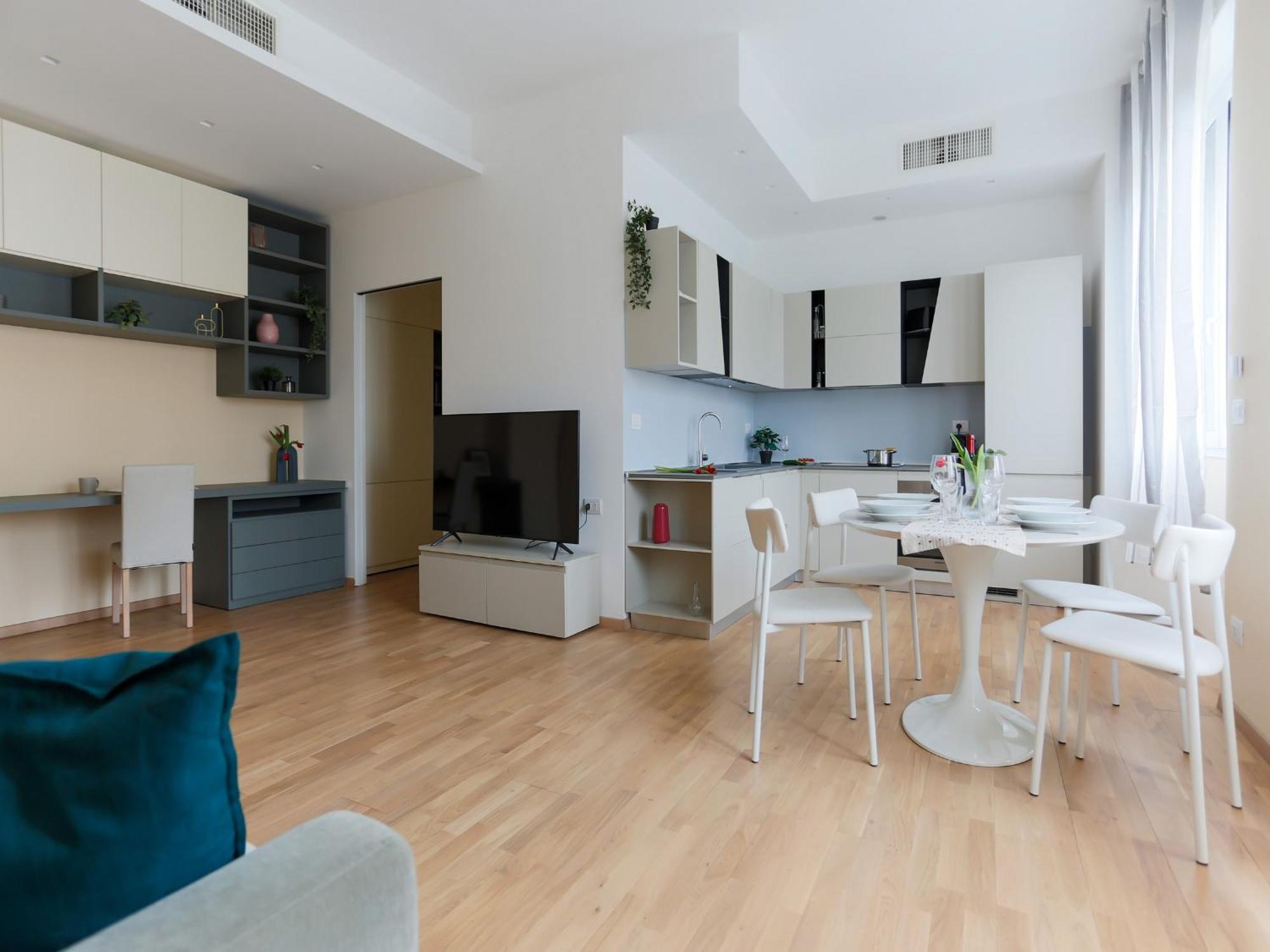 The Best Rent - Bright One-Bedroom Apartment In Corso Vittorio Emanuele II Mediolan Zewnętrze zdjęcie